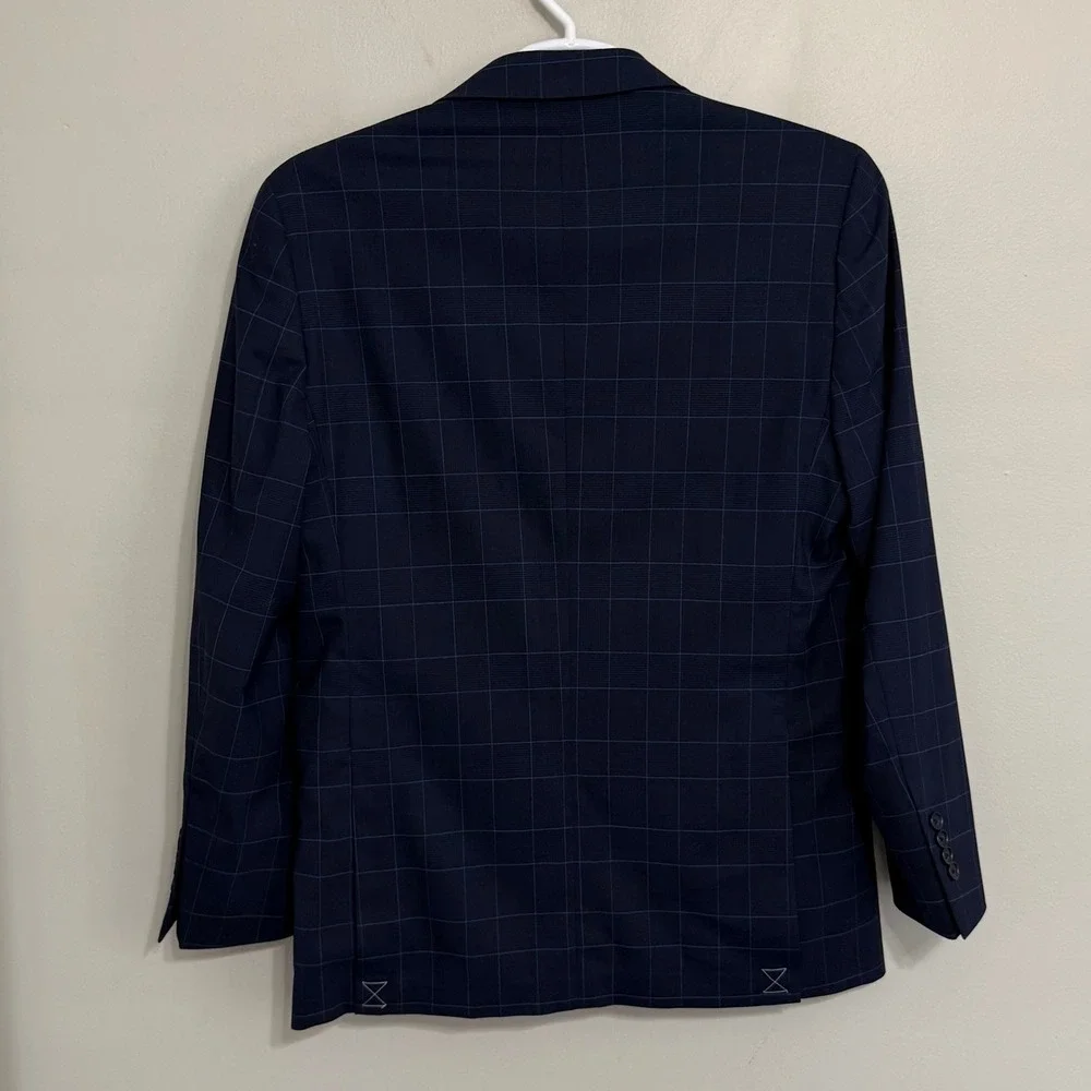 NEW Brooks Brothers 40R 34x32 Windowpane Explorer Vitale Barberis Canonico Suit